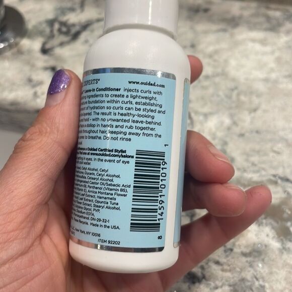 Nwt Ouifad The Curl expert. Moisturize lock leave in conditioner. - Picture 7 of 9
